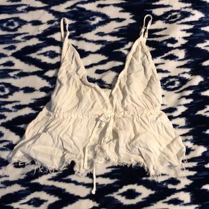White Brandy Melville Crop Top
